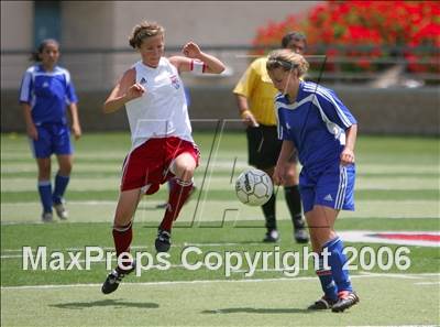 Thumbnail 2 in Forest Lake Christian vs Modesto Christian (D5 Section Final) photogallery.