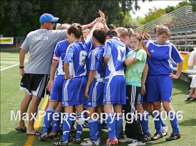 Thumbnail 2 in Forest Lake Christian vs Modesto Christian (D5 Section Final) photogallery.
