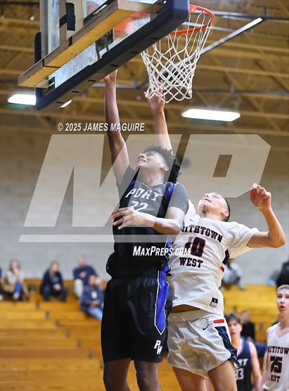 Thumbnail 2 in Smithtown West Vs Port Washington (St Dominic's Holiday Tournament)   photogallery.