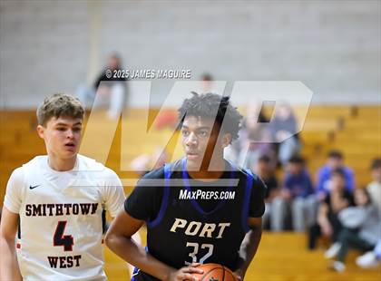 Thumbnail 3 in Smithtown West Vs Port Washington (St Dominic's Holiday Tournament)   photogallery.