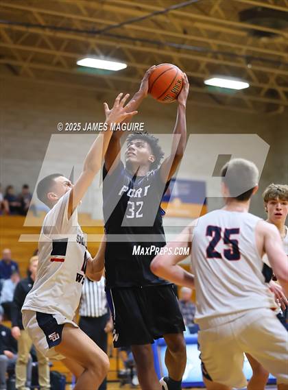 Thumbnail 3 in Smithtown West Vs Port Washington (St Dominic's Holiday Tournament)   photogallery.