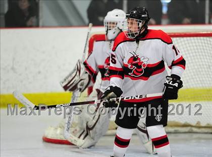 Thumbnail 3 in Staples/Weston/Shelton vs. Branford (CIAC Division II 1st Round) photogallery.