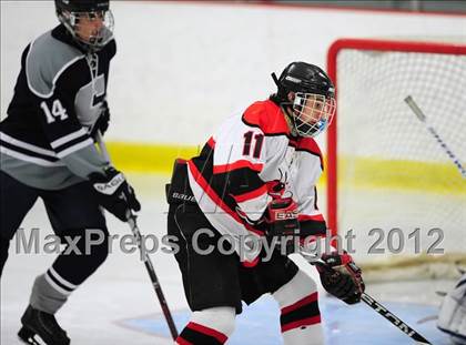 Thumbnail 2 in Staples/Weston/Shelton vs. Branford (CIAC Division II 1st Round) photogallery.