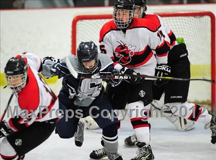Thumbnail 3 in Staples/Weston/Shelton vs. Branford (CIAC Division II 1st Round) photogallery.