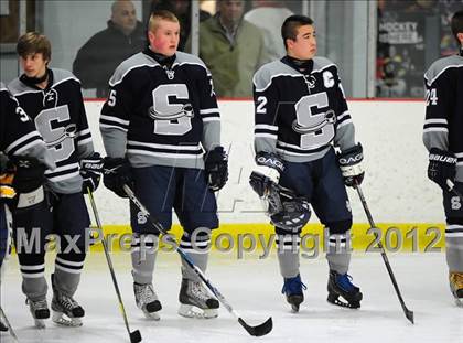 Thumbnail 1 in Staples/Weston/Shelton vs. Branford (CIAC Division II 1st Round) photogallery.