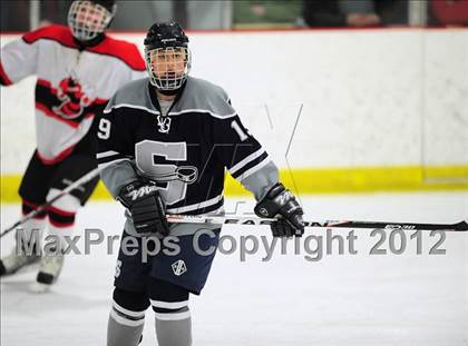 Thumbnail 3 in Staples/Weston/Shelton vs. Branford (CIAC Division II 1st Round) photogallery.