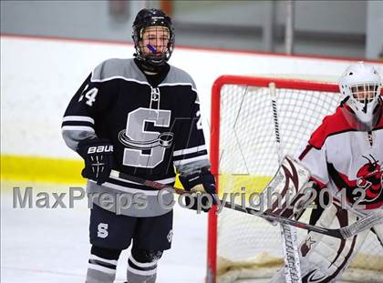 Thumbnail 3 in Staples/Weston/Shelton vs. Branford (CIAC Division II 1st Round) photogallery.