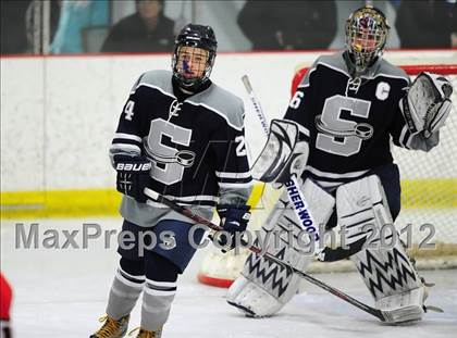 Thumbnail 2 in Staples/Weston/Shelton vs. Branford (CIAC Division II 1st Round) photogallery.