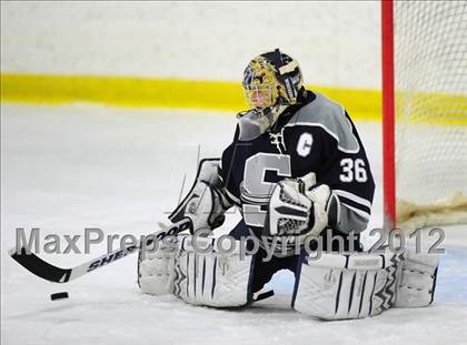 Thumbnail 3 in Staples/Weston/Shelton vs. Branford (CIAC Division II 1st Round) photogallery.