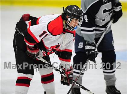 Thumbnail 2 in Staples/Weston/Shelton vs. Branford (CIAC Division II 1st Round) photogallery.