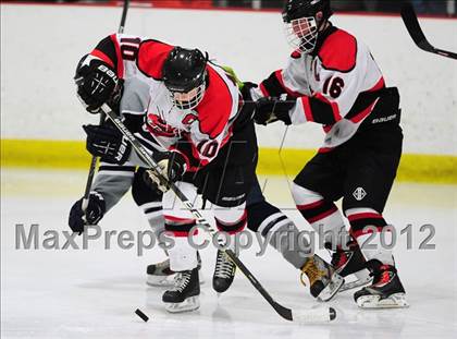Thumbnail 2 in Staples/Weston/Shelton vs. Branford (CIAC Division II 1st Round) photogallery.
