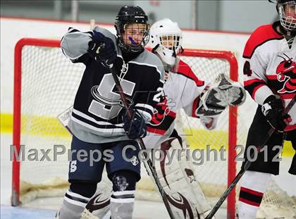 Thumbnail 2 in Staples/Weston/Shelton vs. Branford (CIAC Division II 1st Round) photogallery.