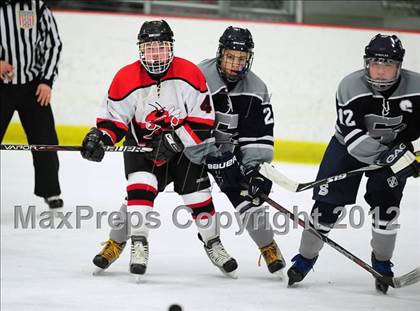 Thumbnail 2 in Staples/Weston/Shelton vs. Branford (CIAC Division II 1st Round) photogallery.