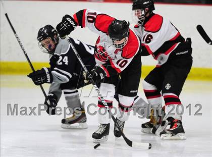 Thumbnail 3 in Staples/Weston/Shelton vs. Branford (CIAC Division II 1st Round) photogallery.