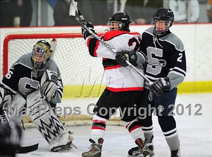 Thumbnail 1 in Staples/Weston/Shelton vs. Branford (CIAC Division II 1st Round) photogallery.