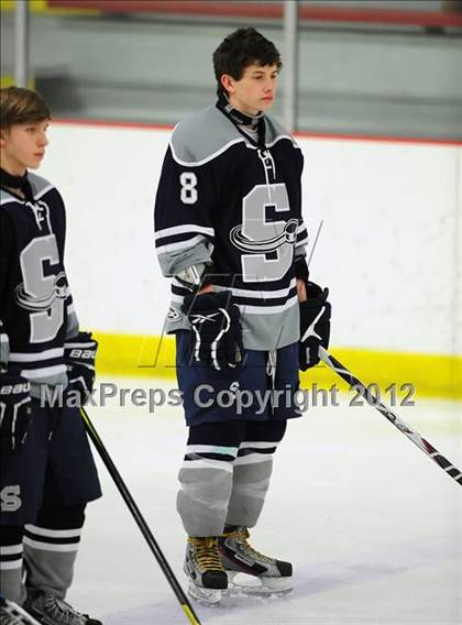 Thumbnail 2 in Staples/Weston/Shelton vs. Branford (CIAC Division II 1st Round) photogallery.