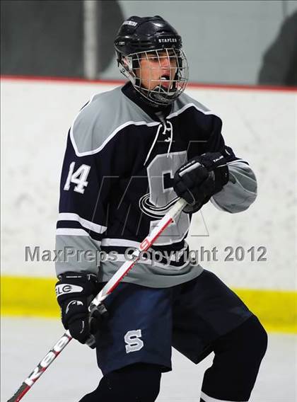 Thumbnail 2 in Staples/Weston/Shelton vs. Branford (CIAC Division II 1st Round) photogallery.