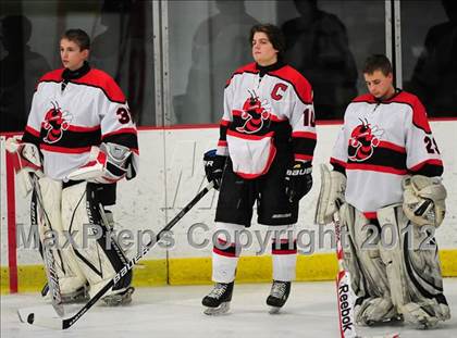Thumbnail 2 in Staples/Weston/Shelton vs. Branford (CIAC Division II 1st Round) photogallery.