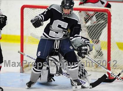 Thumbnail 2 in Staples/Weston/Shelton vs. Branford (CIAC Division II 1st Round) photogallery.