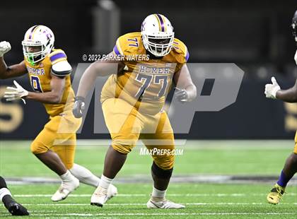 Thumbnail 3 in Oak Grove vs Homer (LHSAA Div IV Non-Select Final) photogallery.