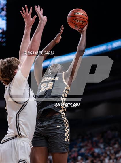 Thumbnail 3 in Jordan vs. Guyer (UIL 6A Basketball Division II Final) photogallery.