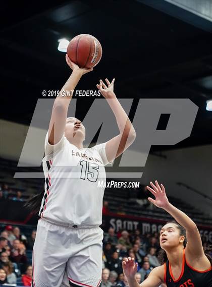 Thumbnail 2 in Salesian College Preparatory vs. St. Joseph Notre Dame (CIF NCS D3 Final) photogallery.