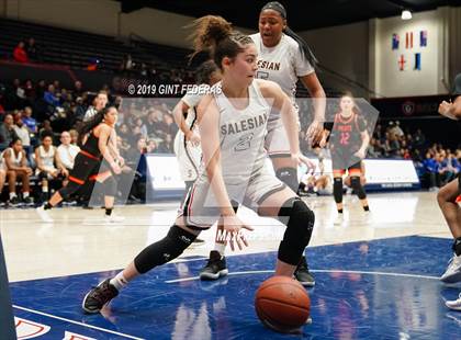 Thumbnail 3 in Salesian College Preparatory vs. St. Joseph Notre Dame (CIF NCS D3 Final) photogallery.