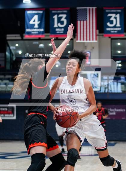 Thumbnail 3 in Salesian College Preparatory vs. St. Joseph Notre Dame (CIF NCS D3 Final) photogallery.
