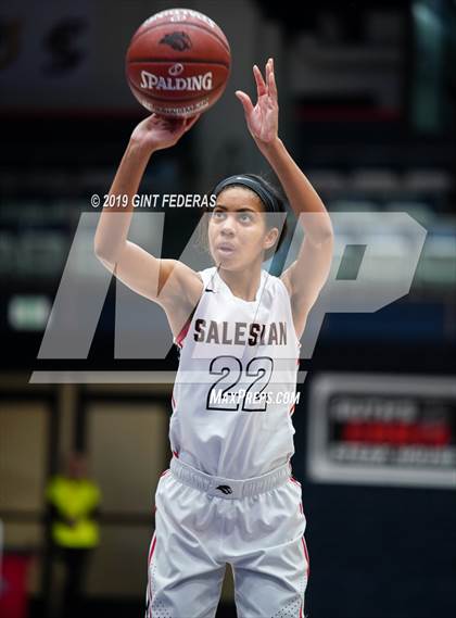 Thumbnail 3 in Salesian College Preparatory vs. St. Joseph Notre Dame (CIF NCS D3 Final) photogallery.