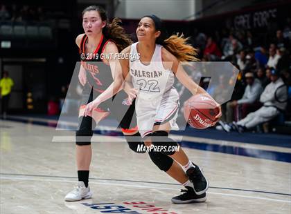 Thumbnail 2 in Salesian College Preparatory vs. St. Joseph Notre Dame (CIF NCS D3 Final) photogallery.