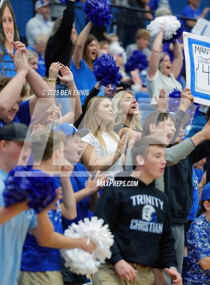 Thumbnail 1 in Central Fellowship Christian Academy vs. Trinity Christian (GIAA 2A Championship) photogallery.