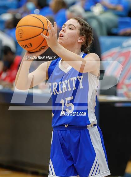 Thumbnail 2 in Central Fellowship Christian Academy vs. Trinity Christian (GIAA 2A Championship) photogallery.