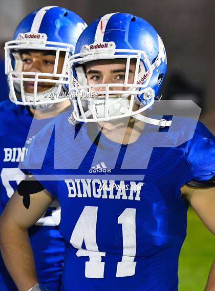 Thumbnail 1 in Bingham vs. St. Frances Academy (GEICO State Champions Bowl Series) photogallery.