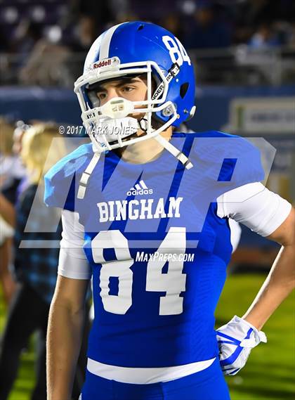 Thumbnail 3 in Bingham vs. St. Frances Academy (GEICO State Champions Bowl Series) photogallery.