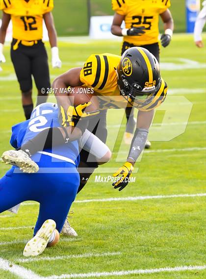 Thumbnail 1 in Bingham vs. St. Frances Academy (GEICO State Champions Bowl Series) photogallery.