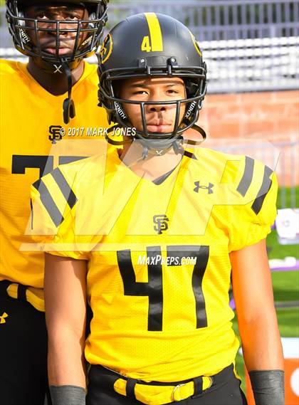 Thumbnail 3 in Bingham vs. St. Frances Academy (GEICO State Champions Bowl Series) photogallery.