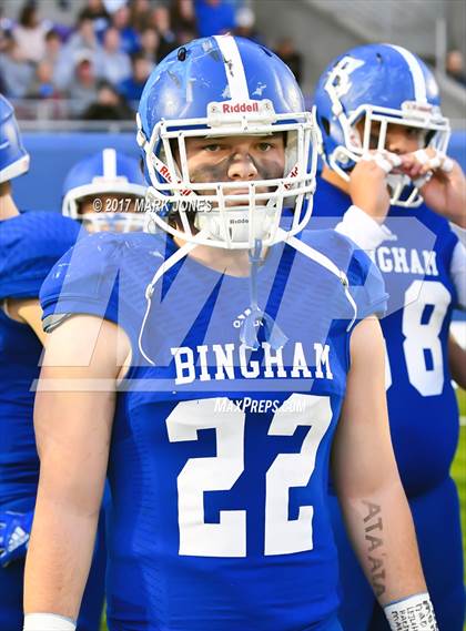 Thumbnail 3 in Bingham vs. St. Frances Academy (GEICO State Champions Bowl Series) photogallery.