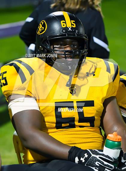 Thumbnail 2 in Bingham vs. St. Frances Academy (GEICO State Champions Bowl Series) photogallery.