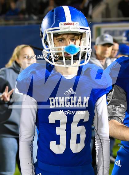 Thumbnail 1 in Bingham vs. St. Frances Academy (GEICO State Champions Bowl Series) photogallery.