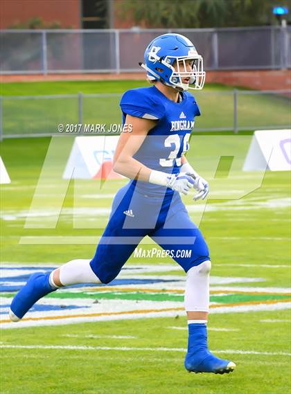 Thumbnail 1 in Bingham vs. St. Frances Academy (GEICO State Champions Bowl Series) photogallery.