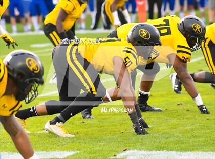 Thumbnail 1 in Bingham vs. St. Frances Academy (GEICO State Champions Bowl Series) photogallery.
