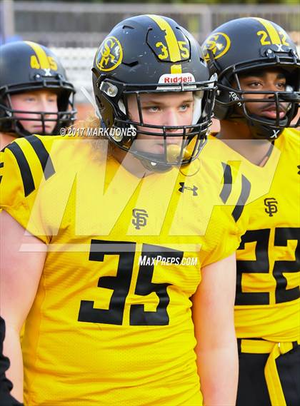 Thumbnail 1 in Bingham vs. St. Frances Academy (GEICO State Champions Bowl Series) photogallery.