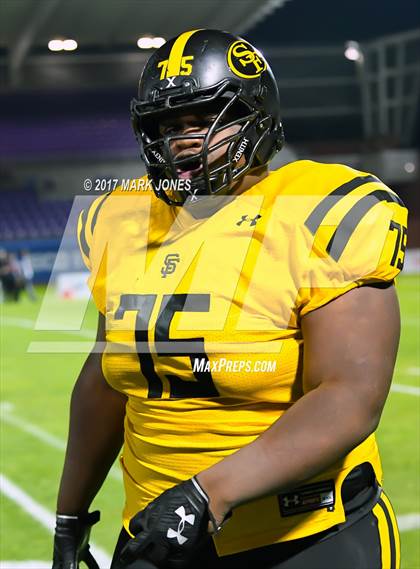 Thumbnail 3 in Bingham vs. St. Frances Academy (GEICO State Champions Bowl Series) photogallery.