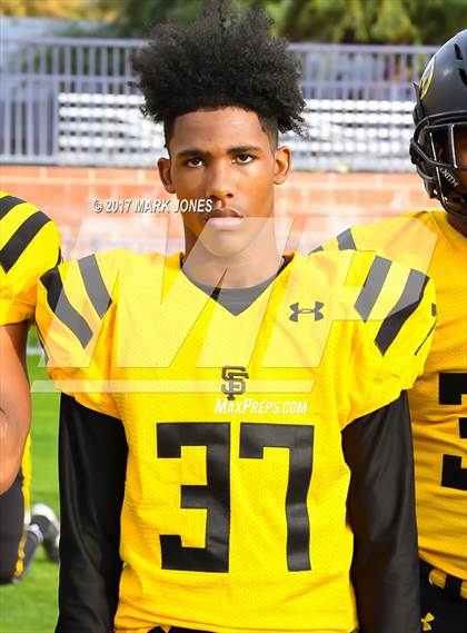 Thumbnail 2 in Bingham vs. St. Frances Academy (GEICO State Champions Bowl Series) photogallery.