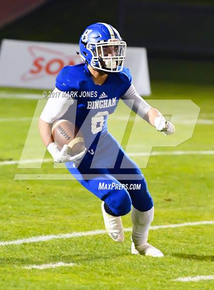 Thumbnail 1 in Bingham vs. St. Frances Academy (GEICO State Champions Bowl Series) photogallery.