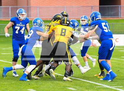 Thumbnail 2 in Bingham vs. St. Frances Academy (GEICO State Champions Bowl Series) photogallery.