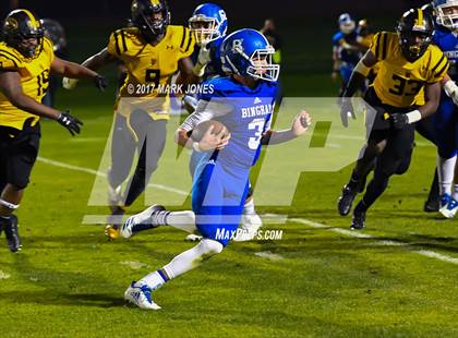 Thumbnail 1 in Bingham vs. St. Frances Academy (GEICO State Champions Bowl Series) photogallery.
