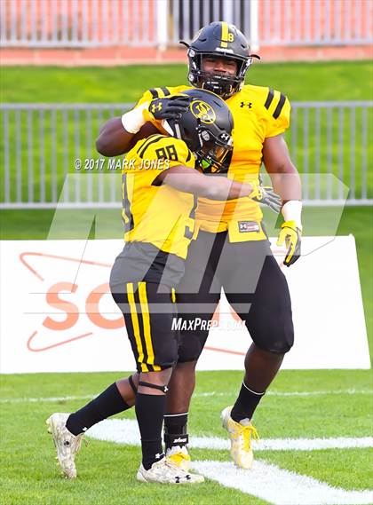 Thumbnail 1 in Bingham vs. St. Frances Academy (GEICO State Champions Bowl Series) photogallery.