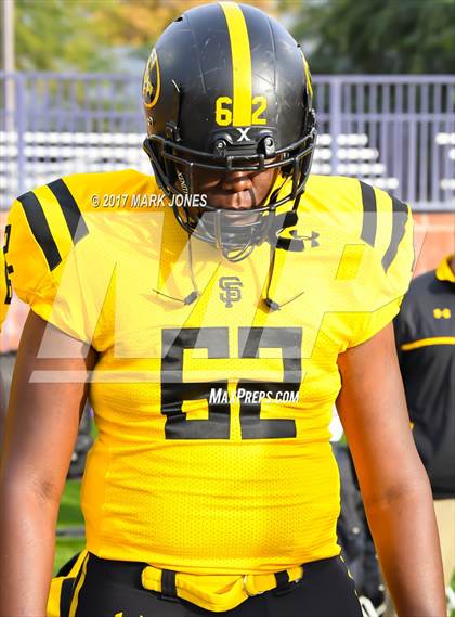 Thumbnail 3 in Bingham vs. St. Frances Academy (GEICO State Champions Bowl Series) photogallery.