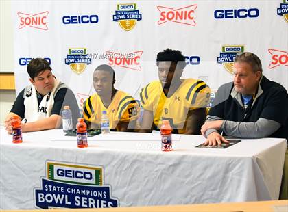 Thumbnail 1 in Bingham vs. St. Frances Academy (GEICO State Champions Bowl Series) photogallery.